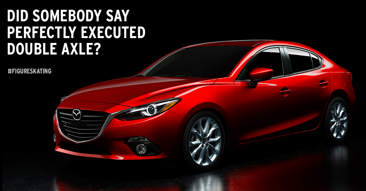 Mazda3 Olympics Facebook Newsfeed Ad – Double Axle | bdice | Creative Portfolio of Brandice Wilson