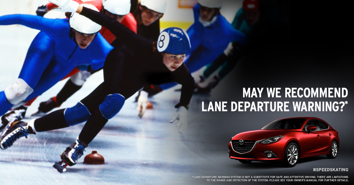 Mazda3 Olympics Facebook Newsfeed Ad – Speed Skating | bdice | Creative Portfolio of Brandice Wilson