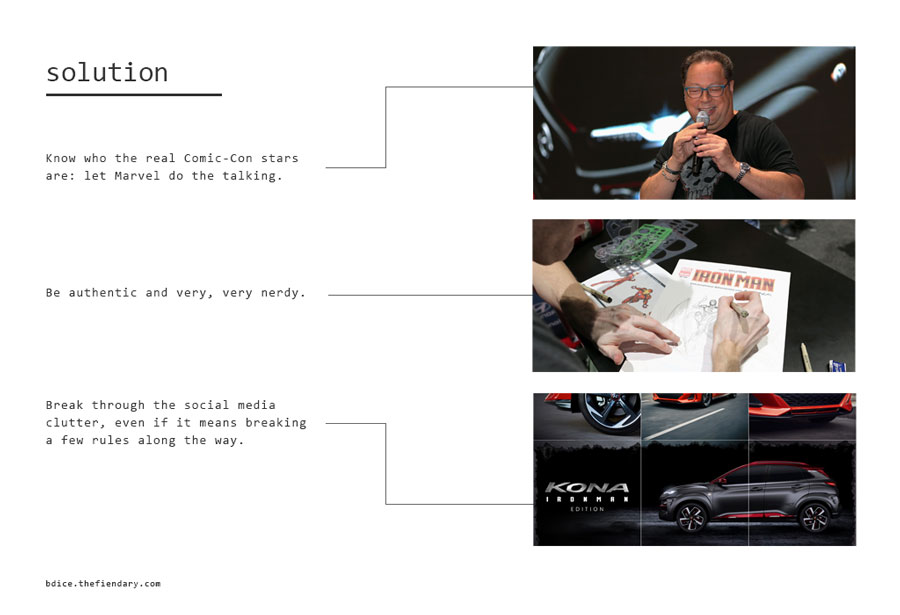 Hyundai Kona Iron Man Case Study – Solution | bdice | Creative Portfolio of Brandice Wilson