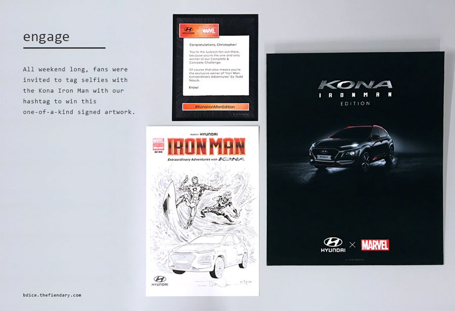 Hyundai Kona Iron Man Case Study – Contest | bdice | Creative Portfolio of Brandice Wilson
